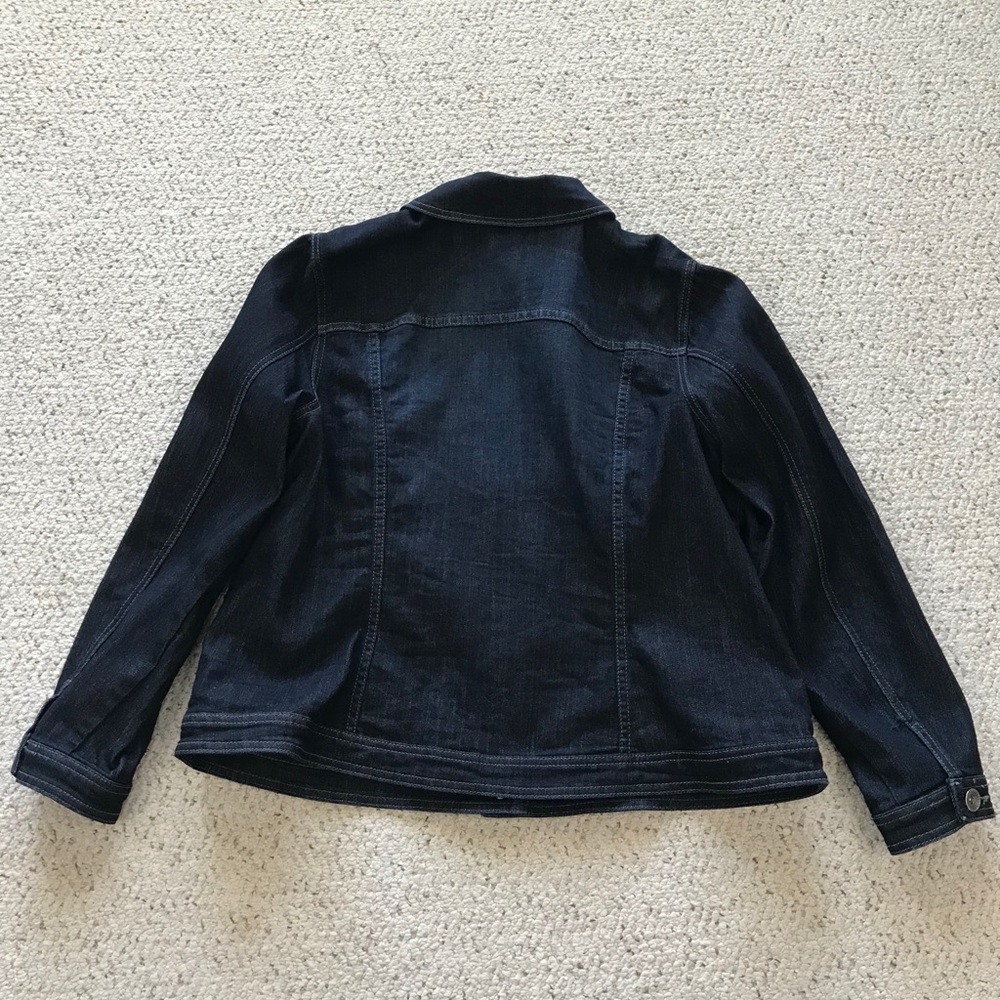 Christopher & Banks DenimJacket with embroidery - Picture 3 of 3